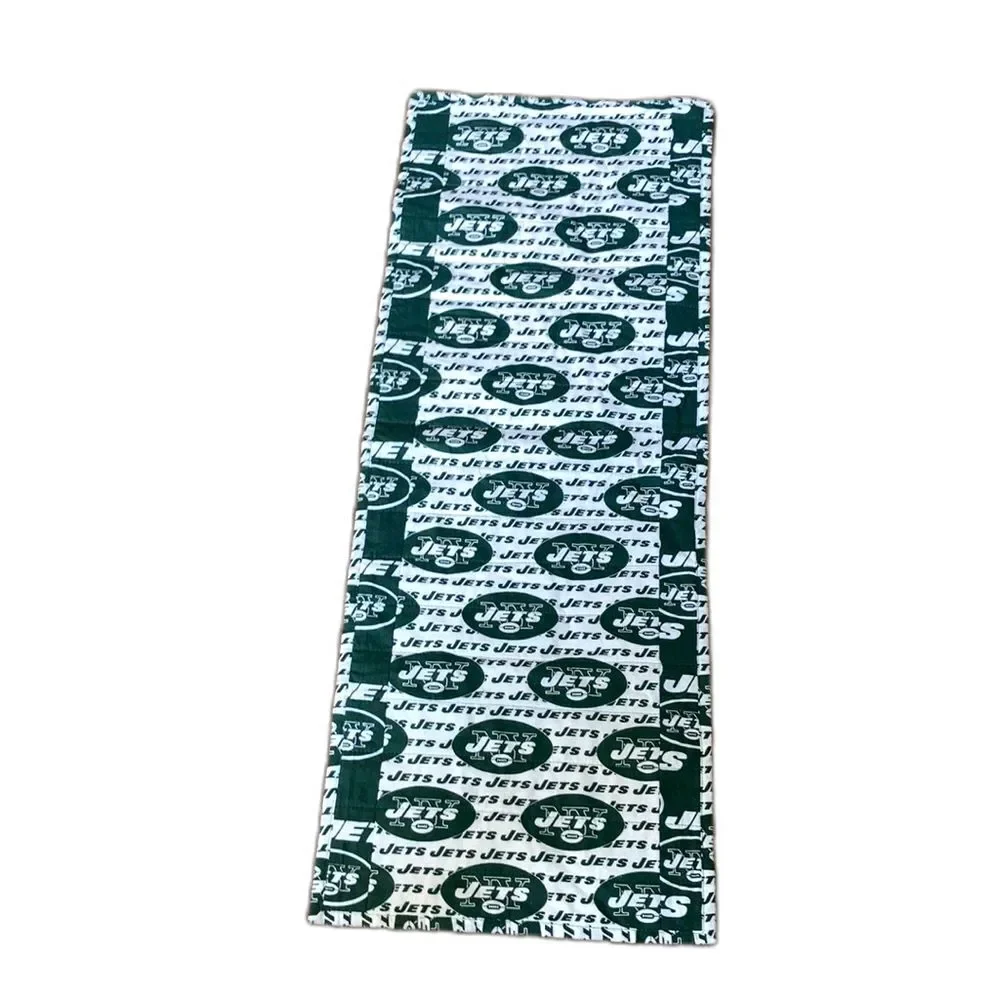 NY JETS NFL National Football League Green White Table Runner 13 x 35 inches